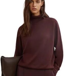 REISS MERINO WOOL TURTLENECK JUMPER SWEATER MEDIUM